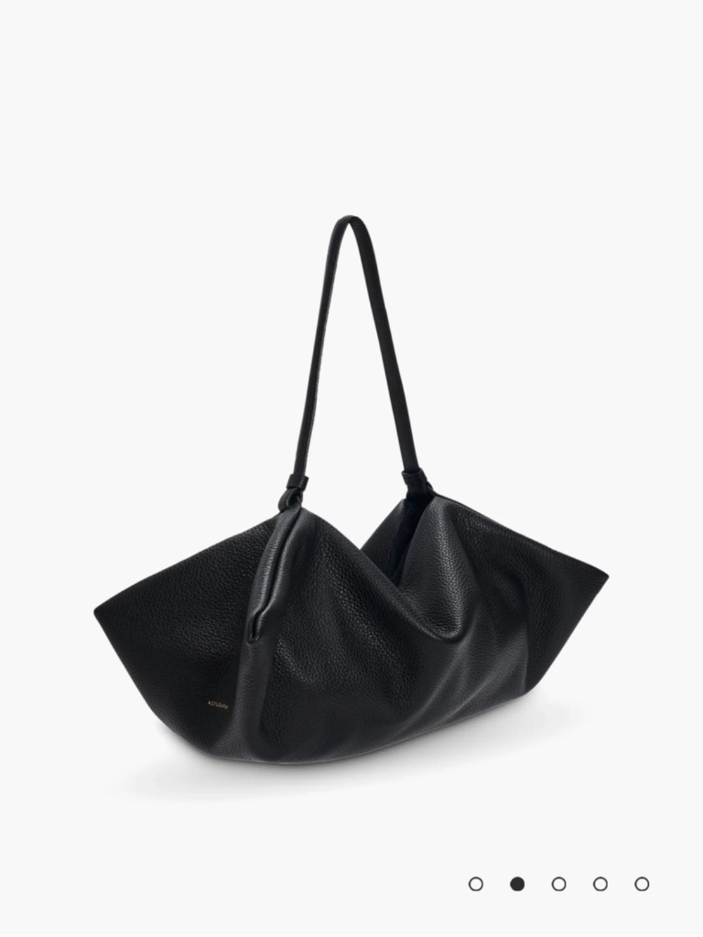 Altuzarra ORIGAMI BAG Black Women’s Leather Shoulder Bag - Minimal Slouch Tote - Picture 2 of 5